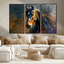 Abstract Horse Wall Art Canvas Print | Farmhouse Wall Decor by MyGreatCanvas | Canvas Wall Art Prints | Photo Prints & Wall Decor