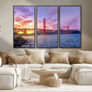 Golden Gate Bridge Wall Art Canvas Print – Framed San by MyGreatCanvas | Canvas Wall Art Prints | Photo Prints & Wall Decor