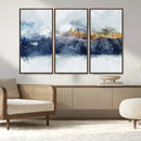 Abstract Mountain Range Art Canvas Print | 3 Panel by MyGreatCanvas | Canvas Wall Art Prints | Photo Prints & Wall Decor