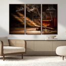 Whiskey and Cigar Wall Art Canvas Print by MyGreatCanvas | Canvas Wall Art Prints | Photo Prints & Wall Decor