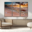 Sunset on Ocean Wall Art Canvas Print by MyGreatCanvas | Canvas Wall Art Prints | Photo Prints & Wall Decor