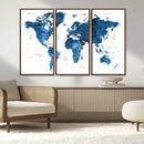 World Map Canvas Print – Framed Detailed Map of the World by MyGreatCanvas | Canvas Wall Art Prints | Photo Prints & Wall Decor
