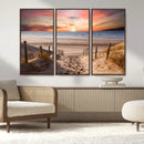 Sunset on the Sea Wall Art Canvas Print by MyGreatCanvas | Canvas Wall Art Prints | Photo Prints & Wall Decor