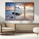 Serene Weather On The Beach Wall Art Canvas Print by MyGreatCanvas | Canvas Wall Art Prints | Photo Prints & Wall Decor