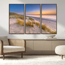 Sunrise On The Beach Wall Art Canvas Print