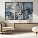 Multipanel Marble Fluid Effect Wall Art Abstract Canvas Wall