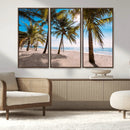 Palm Beach Tropical Island Wall Art Canvas Print by MyGreatCanvas | Canvas Wall Art Prints | Photo Prints & Wall Decor