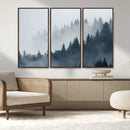 Foggy Pine Forest Wall Art Canvas Print by MyGreatCanvas | Canvas Wall Art Prints | Photo Prints & Wall Decor