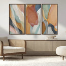 Boho Wall Art Canvas Print Set, Watercolor Boho Wall Art