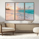Beach Sunrise Wall Art, Coastal Seascape Canvas Print, Ocean by MyGreatCanvas | Canvas Wall Art Prints | Photo Prints & Wall Decor