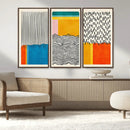 Canvas Print Wall Art Abstract Illustrs Art Boho, Framed