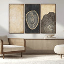 Tree Rings Canvas Wall Art Print – Minimalist Natural