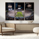 Penn Stadium Football Wall Art Canvas Print, Pennsylvania