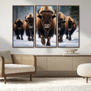 Buffalo Wall Art Canvas Print, American Bison Herd Wall Art by MyGreatCanvas | Canvas Wall Art Prints | Photo Prints & Wall Decor