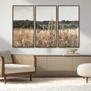 Abstract Wildflower Art Field Landscape Oil Painting Print,