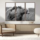 Bear and Cub Wall Art Canvas | 399 Bear Cub
