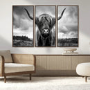 Scottish Cow Wall Art Canvas Print | Longhorn Wall Art | by MyGreatCanvas | Canvas Wall Art Prints | Photo Prints & Wall Decor