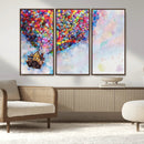 Don't Look Up Movie Canvas Wall Art - Vibrant Floating House
