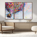 Don't Look Up Movie Canvas Wall Art - Vibrant Floating House