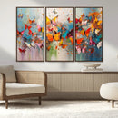 Abstract Butterfly Wall Art Canvas Print