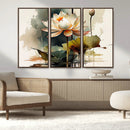 Lotus Flower Watercolor Canvas Print – A Symbol of Serenity by MyGreatCanvas | Canvas Wall Art Prints | Photo Prints & Wall Decor