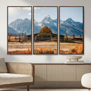 Vintage Old Barn Field Wall Art Canvas Print for Farmhouse by MyGreatCanvas | Canvas Wall Art Prints | Photo Prints & Wall Decor