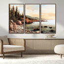 Serene Coastal View of Acadia National Park Wall Art -