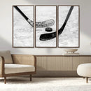 Winter Ice Hockey Sport Canvas Wall Art Print - Hockey Wall by MyGreatCanvas | Canvas Wall Art Prints | Photo Prints & Wall Decor