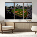 Chicago Cubs Baseball Team Print - Wrigley Field Stadium
