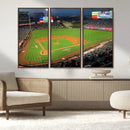 Angel Stadium Aerial Canvas Print – Los Angeles Angels