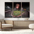 Fireworks at Angel Stadium – Los Angeles Angels Canvas