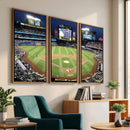 Citi Field Wall Art Print | 3-Panel New York Mets Baseball