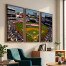 Yankee Stadium New York Wall Art Print | 3-Panel Canvas