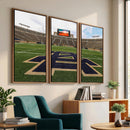 Notre Dame Stadium Giclee Canvas Print | Triptych Wall Art