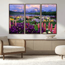 Wildflower Canvas Print – Blooming Floral Meadows with
