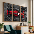 Ferrari Pit Stop Canvas Wall Art – Precision and Speed