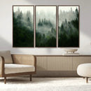 Misty Forest Wall Art – Tranquil Green Woodland Canvas by MyGreatCanvas | Canvas Wall Art Prints | Photo Prints & Wall Decor