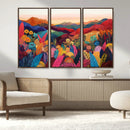 YAYOI KUSAMA Abstract Print - Landscape Canvas Wall Art