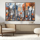Abstract Winter Landscape Canvas Wall Art Print - Large by MyGreatCanvas | Canvas Wall Art Prints | Photo Prints & Wall Decor