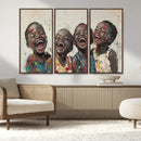 Shai Yossef Print - Joyful Childhood Canvas Wall Art -