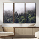 Misty Forest Wall Art | Foggy Forest Canvas Print | Large by MyGreatCanvas | Canvas Wall Art Prints | Photo Prints & Wall Decor