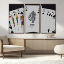 Poker Wall Art - Playing Cards Canvas Wall Art Print - Ace by MyGreatCanvas | Canvas Wall Art Prints | Photo Prints & Wall Decor