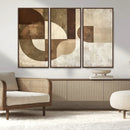 Wabi Sabi Geometric Wall Art | Abstract Modern Minimalist