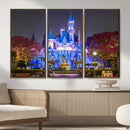 Disney Castle Wall Art Canvas Print – Magical Fairytale