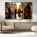 Jazz Wall Art Canvas Print – Colorful Musical Instrument