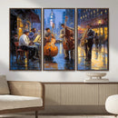 Colorful Jazz Wall Art - African American Music Canvas Print