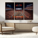 Texas Stadium Night Game Wall Art Canvas Print – Vibrant