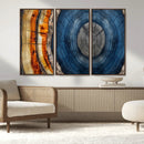 Abstract Tree Rings Wall Art Canvas Print – Modern Wood by MyGreatCanvas | Canvas Wall Art Prints | Photo Prints & Wall Decor
