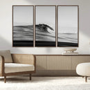 Black Wave Wall Art Canvas Print – Framed Abstract Surf by MyGreatCanvas | Canvas Wall Art Prints | Photo Prints & Wall Decor