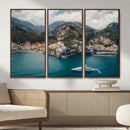 Amalfi Coast Wall Art – Framed Italian Seaside Canvas by MyGreatCanvas | Canvas Wall Art Prints | Photo Prints & Wall Decor